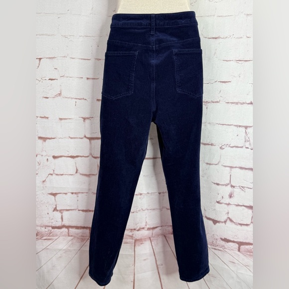 ANTHROPOLOGIE PILCRO Plus Size 32 High Rise Skinny Navy Corduroy 35” Waist Jeans - Picture 6 of 16